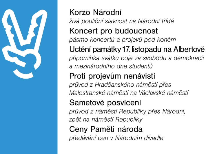 Korzo Národní 17.11.2018 Foto: Korzo Národní 17.11.2018